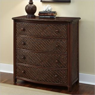 Home Styles Marco Island 4 Drawer Chest in Refined Cinnamon Finish   5544 41