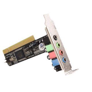 STARTECH 4 Channel Lp Pci Sound Adapter Card provides high quality multi channel audio capability Electronics