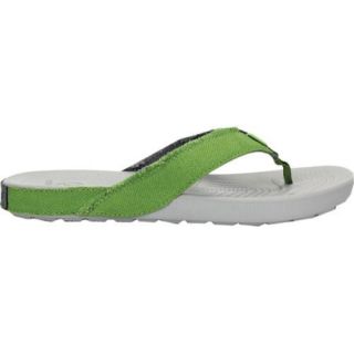 Men's Crocs Santa Cruz II Flip Parrot Green/Light Grey Crocs Sandals