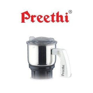 Preethi Blue Leaf Platinum Mixer 110 Volts   3 Jars / Preethi Mixie / Preethi Blender / Preethi Juicer   Free Service Kit Included (0.4 Liter Jar) Kitchen & Dining