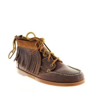 Sebago Mens Odanak Ronnie Fieg Dark Brown Leather Boots US 13 Shoes
