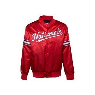 Washington Nationals GIII MLB Starter Satin Jacket  Sports Fan Outerwear Jackets  Sports & Outdoors