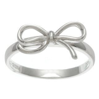 La Preciosa Sterling Silver Bow Design Ring La Preciosa Sterling Silver Rings
