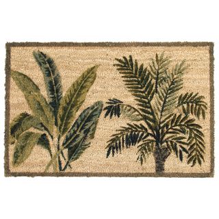 Palm Tree Coir Doormat (18 x 30) Kosas Collections Door Mats