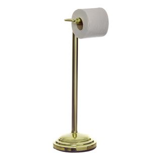 Polished Brass Pedestal Toilet Tissue Holder Other Bath Accessories