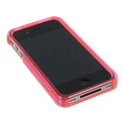 rooCASE iPhone 4 Pink Translucent Case rooCASE Cases & Holders