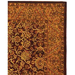 Safavieh Handmade Golden Jaipur Burgundy/ Gold Wool Rug (9'6 x 13'6) Safavieh 7x9   10x14 Rugs