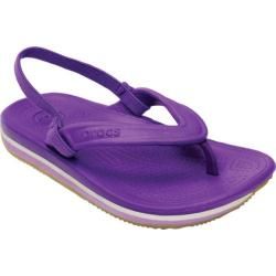Children's Crocs Retro Flip Flop Neon Purple/Iris Crocs Sandals