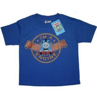 THOMAS THE TANK ENGINE "I'M A REALLY A USEFUL ENGINE" 2 Sided Licensed Royal Blue Tee (Juvy 4) Clothing