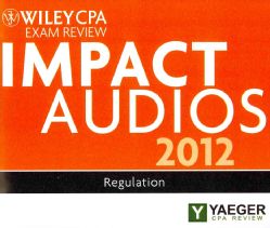 Wiley CPA Exam Review 2012 Impact Audios Set (CD Audio) CPA