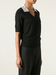 Carven Netted Collar Cardigan   Francis Ferent