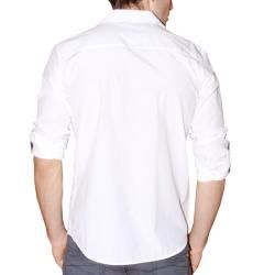191 Unlimited Men's White Collared Shirt 191 Unlimited Casual Shirts