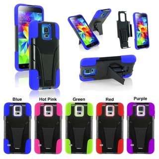 BasAcc Colorful Hybrid T Stand Cover Hard Case for Samsung Galaxy S5/ SV BasAcc Cases & Holders