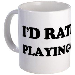Rather be Playing Cricket Mug by  Kitchen & Dining