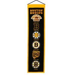 Boston Bruins Wool Heritage Banner Hockey