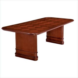 DMi Antigua 8' Rectangular Conference Table with Slab Base in Cherry   7480 96