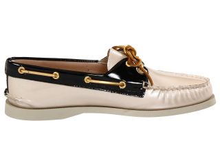 Sperry Top Sider A/O 2 Eye Nude Patent/Black