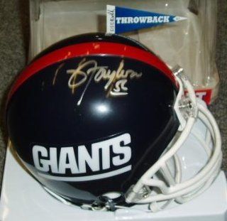 Lawrence Taylor Autographed Mini Helmet  Sports Related Collectibles  Sports & Outdoors