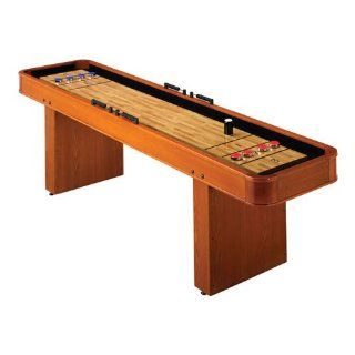Harvard 9 Foot Wood Veneer Shuffleboard Table  Sports & Outdoors