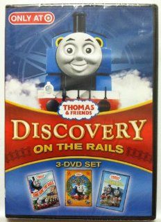 Thomas and Friends Discovery On The Rails 3 DVD Set Includes Come Ride The Rails / The Great Discovery / Thomas and the Really Brave Engines Movies & TV