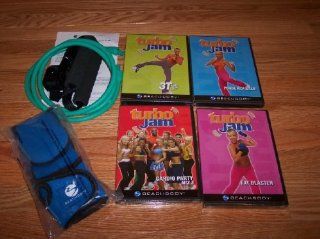 TURBO JAM MAXIMUM RESULTS KIT Fat Blaster Cardio Party Mix 3 Totally Tubular Punch, Kick & Jam DVD's Weighted Gloves Resistance Cord  Exercise And Fitness Video Recordings  Sports & Outdoors