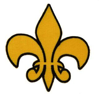 Fleur de lis Fleur de lys French Saints symbol New Orleans Iron or Sew on Embroidered Patch D35