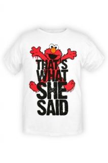 Sesame Street Elmo That's What She Said T Shirt 2XL Size  XX Large Clothing