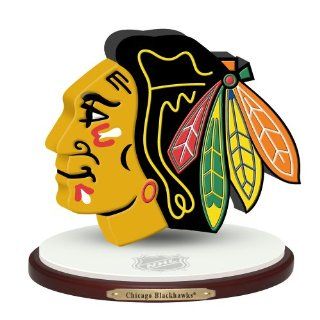 3D Logo Blackhawks  Sports Related Collectibles  Sports & Outdoors