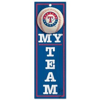 MLB Texas Rangers Sign My Team  Sports Related Merchandise  Sports & Outdoors