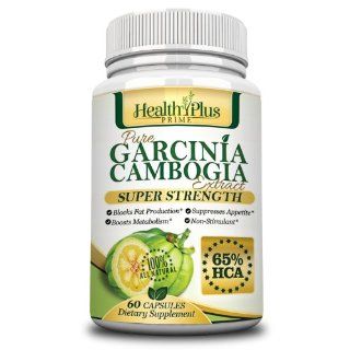 Garcinia Cambogia 65% HCA Pure Extract Weight Loss Supplement and Natural Appetite Suppressant   Results Or Refund Money Back Guarantee   FREE eBook Guide To Clean Eating Manual BONUS Health & Personal Care