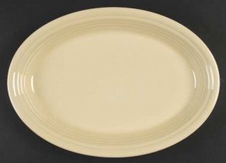 Homer Laughlin  Fiesta Ivory 13 Oval Serving Platter, Fine China Dinnerware   A