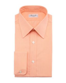 Mens Solid Dress Shirt, Orange   Charvet   Orange (40.5/16L)