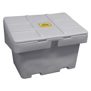 Techstar Sos Storage Bin   18 1/2 Cu. Ft.   Light Gray   Light Gray