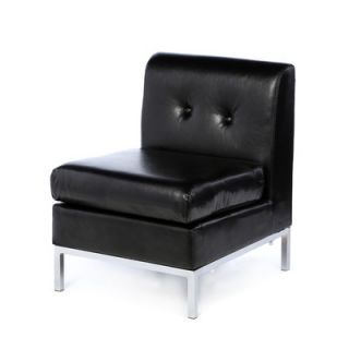 Castleton Home Deluxe Slipper Chair CX1125 Color Black