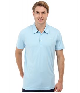 PUMA Golf Tech Polo 14 Mens Short Sleeve Knit (Blue)