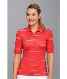 Nike Golf Multi Dot Polo Womens Short Sleeve Knit (Orange)