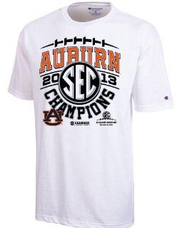 Auburn Tigers 2013 SEC Football Champions Official Locker Room T Shirt (S)  Sports & Outdoors