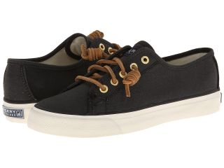 Sperry Top Sider Seacoast Womens Lace up casual Shoes (Black)