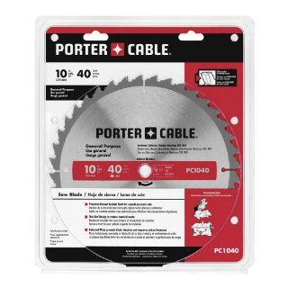Porter Cable PC1040 10" 40T GP Carbide Tipped Blade   Circular Saw Blades  