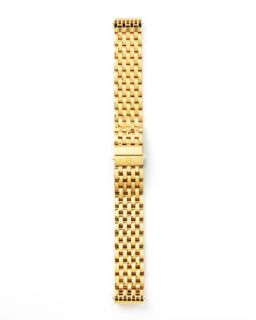 18mm Deco Watch Bracelet, Yellow Gold   MICHELE   Yellow (18mm )