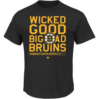 MAJESTIC ATHLETIC Mens Boston Bruins Wicked Good Big Bad Bruins Short Sleeve
