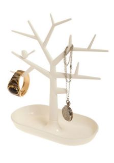 Tree t Yourself Jewelry Stand in White  Mod Retro Vintage Decor Accessories