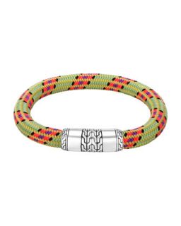 Mens Classic Chain Multicolor Cord Bracelet   John Hardy   Multicolor