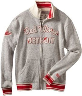 NHL Detroit Red Wings CCM Fleece Track Jacket, X Large  Sports Fan Outerwear Jackets  Clothing