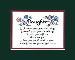 Daughter Saying Home Decor Wall Sign   Childrens Wall Decor