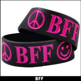 1 of BFF Designer Rubber Saying Bracelet (Sold Individually) #36 Clothing