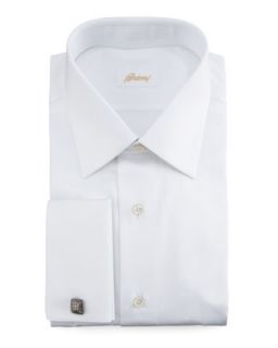 Mens French Cuff Dress Shirt   Brioni   White (16.5L)