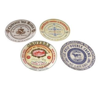 Creative Tops Creative Tops porcelain set of four Gourmet Cheese plates