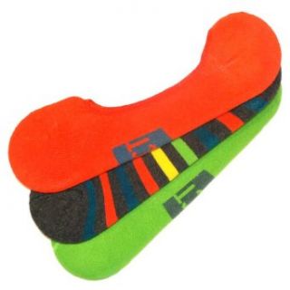 Charcoal Green Red Stripe Mens No see um 3 Pack Socks   Pact at  Mens Clothing store Casual Socks