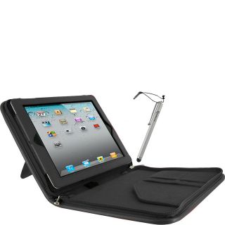 rooCASE 3 in 1 Kit   Executive Portfolio Leather Case for iPad 2
